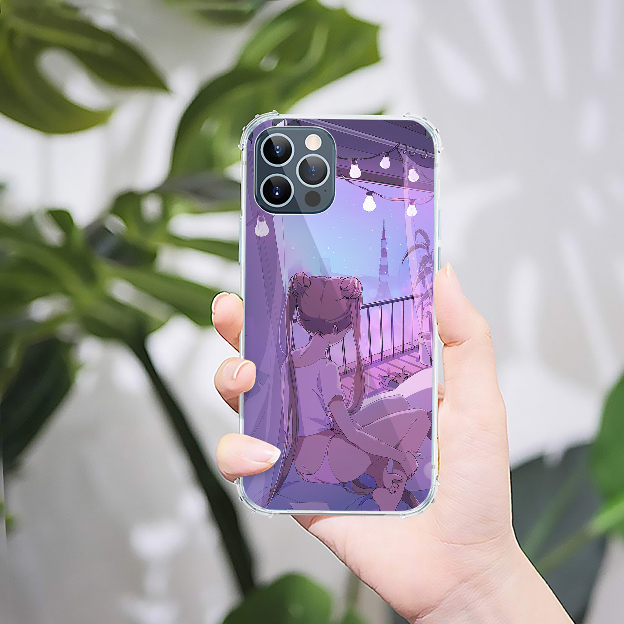 （画像用） 美少女戦士セーラームーン Sailor Moon 【iPhone 12シリーズ対応】透明スマホケース（クリアソフトケース）